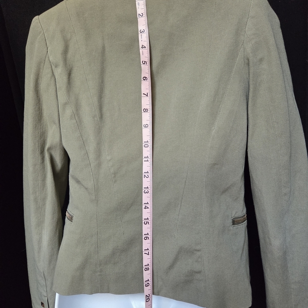 H&M Napoleon Jacket Military Style Blazer Size 6 - Picture 8 of 11